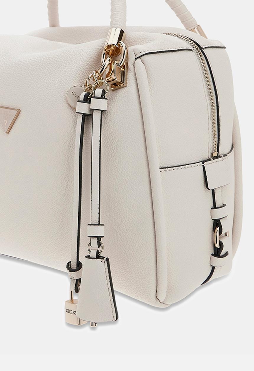 GUESS - Danya Satchel Bag-Off White