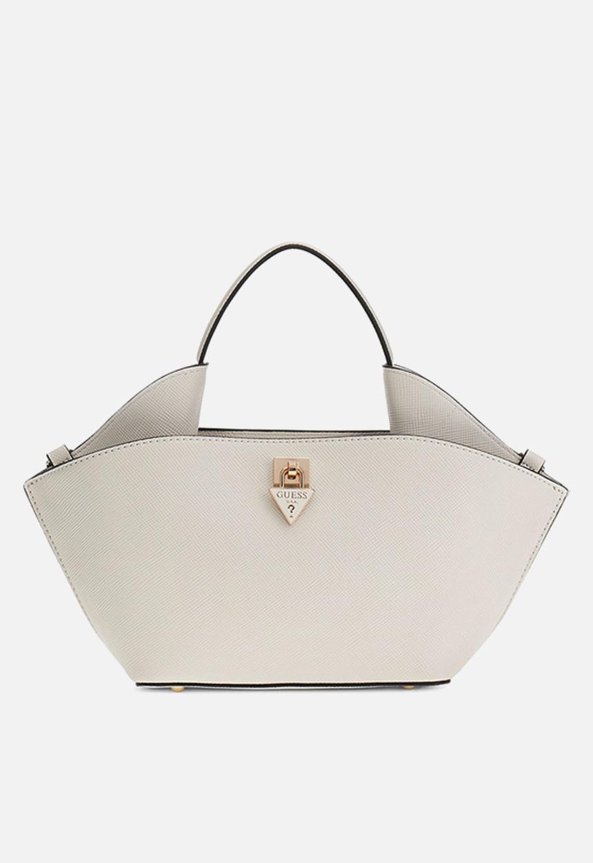 GUESS - Patsie Mini Tote Bag - Off White