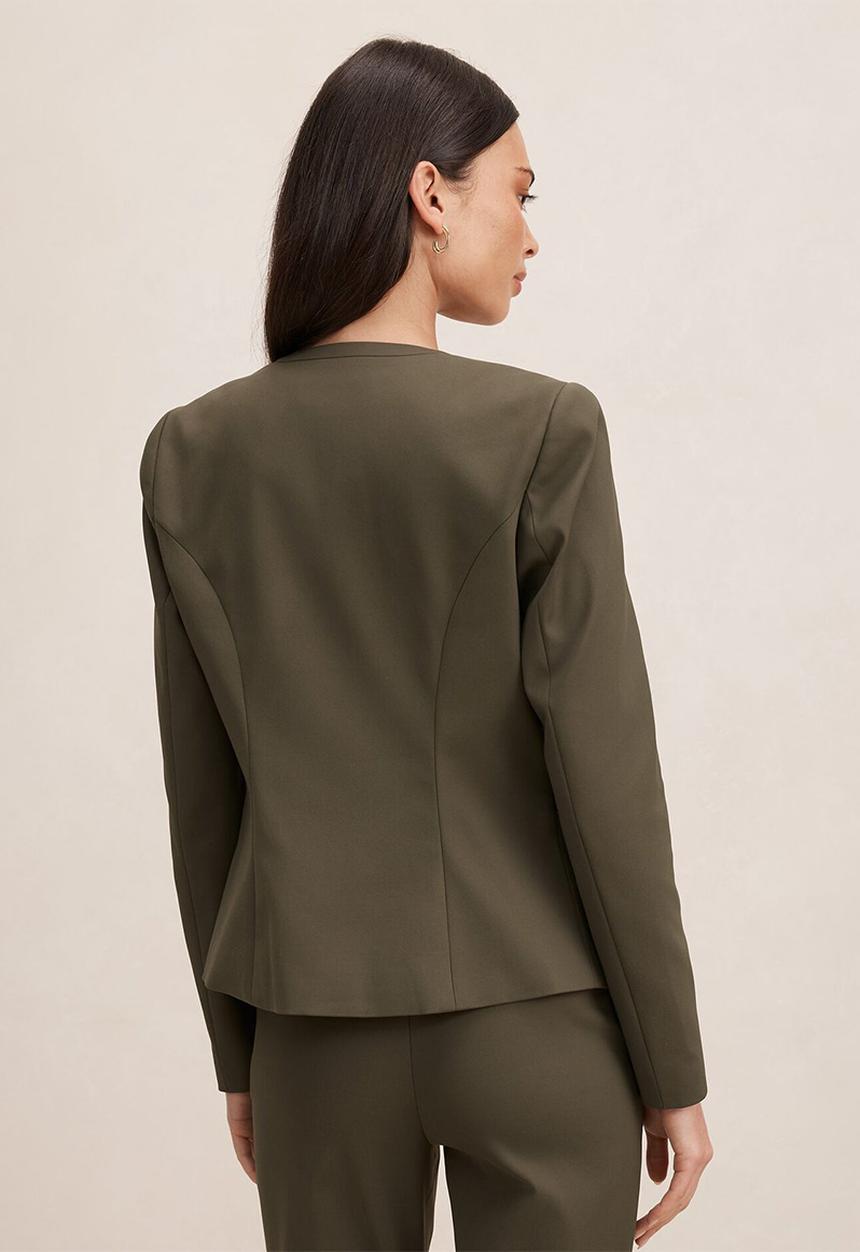 Forever New - Farrah fitted blazer in deep olive
