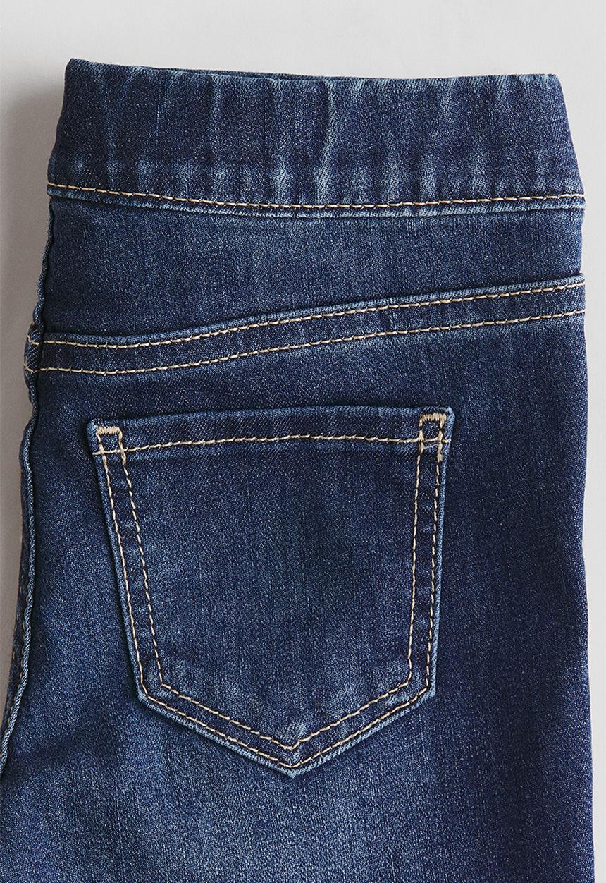 H&M - Superstretch flared leg jeans - dark denim blue