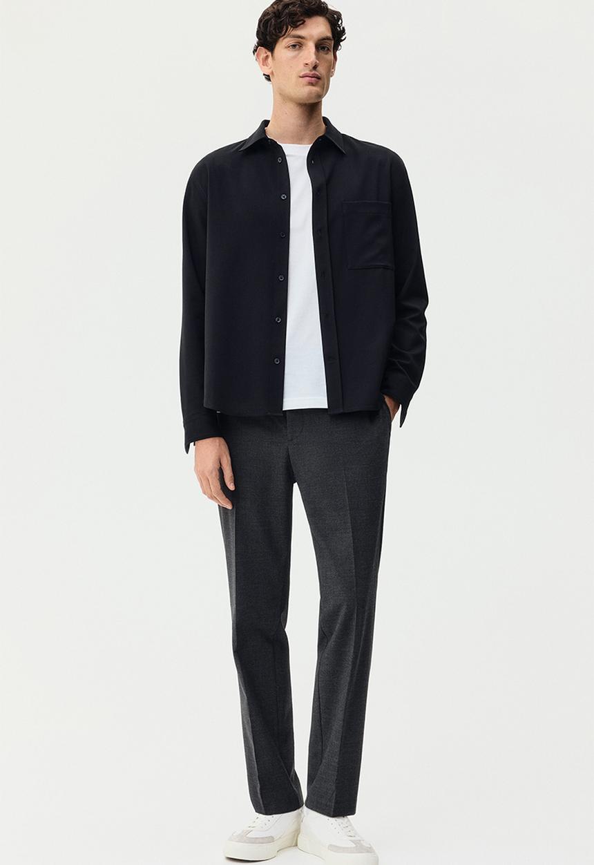 H&M - Slim fit tailored joggers - dark grey