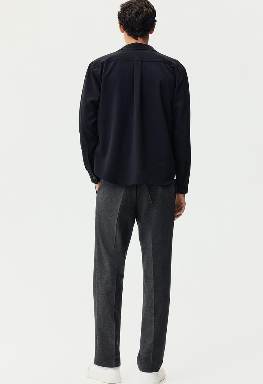 H&M - Slim fit tailored joggers - dark grey