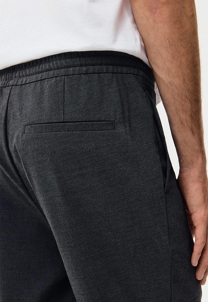 H&M - Slim fit tailored joggers - dark grey