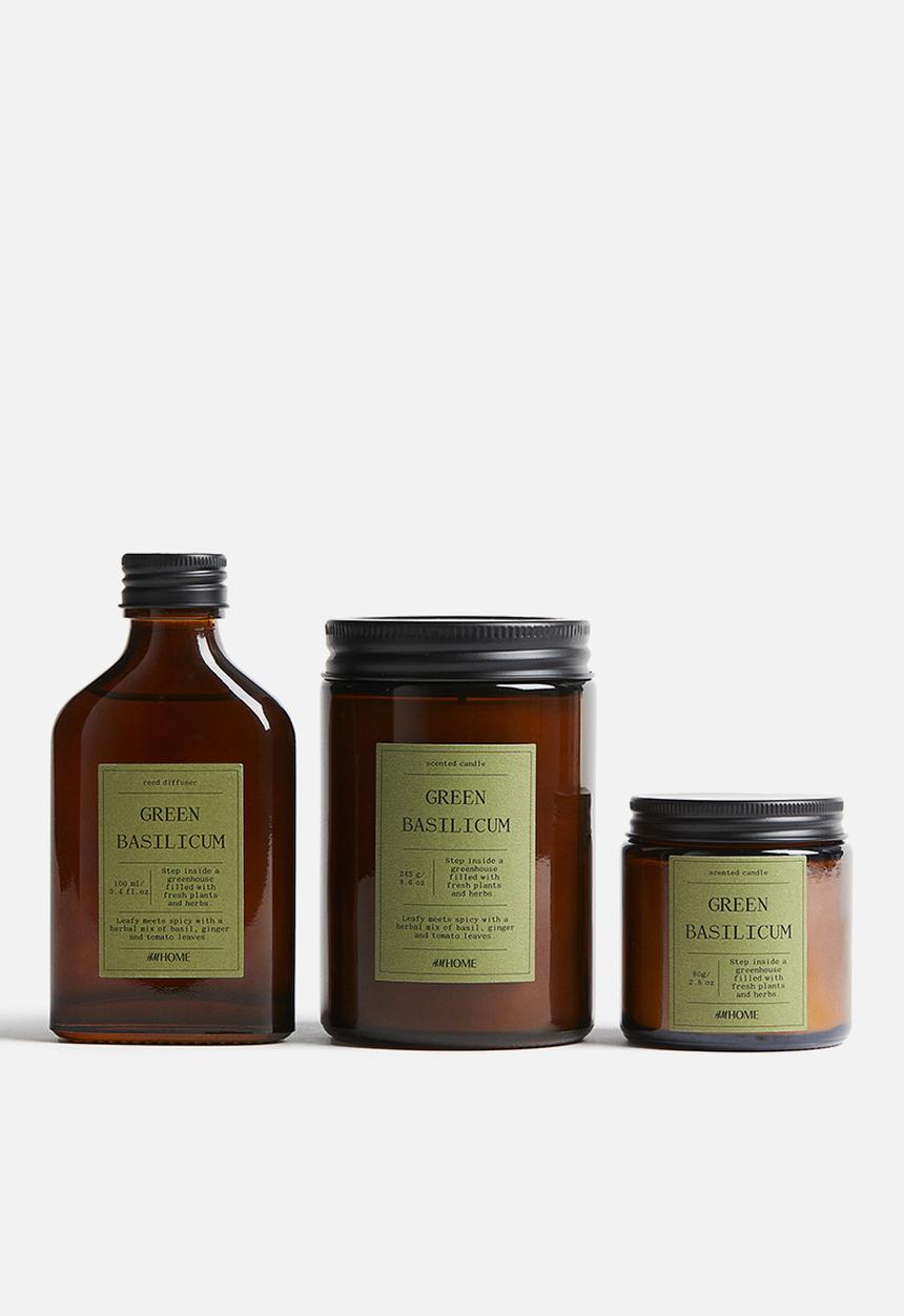 H&M - Scented candle - green basilicum
