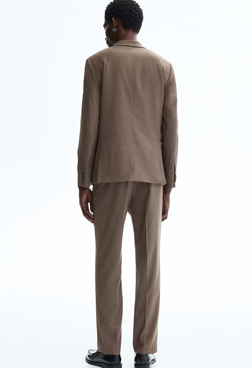 H&M - Regular fit suit trousers - dark beige