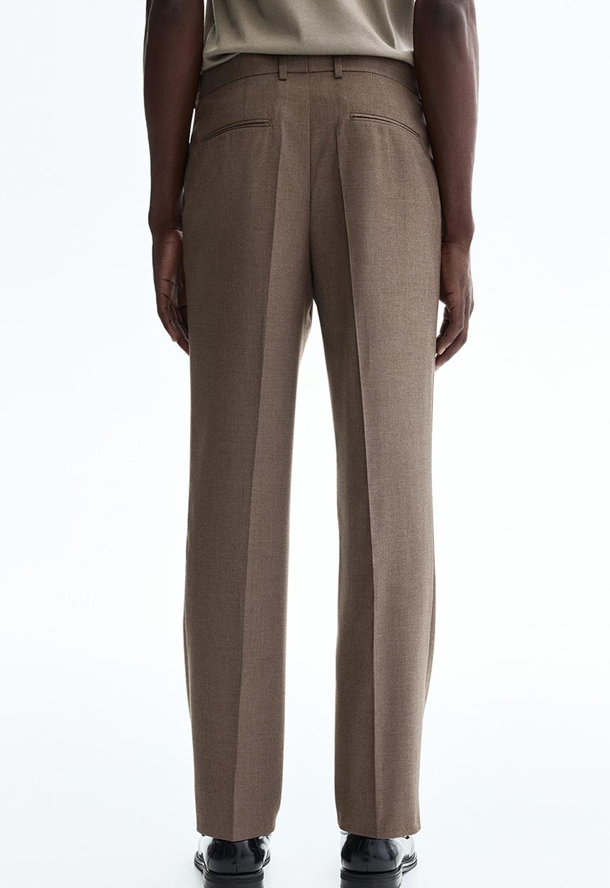 H&M - Regular fit suit trousers - dark beige