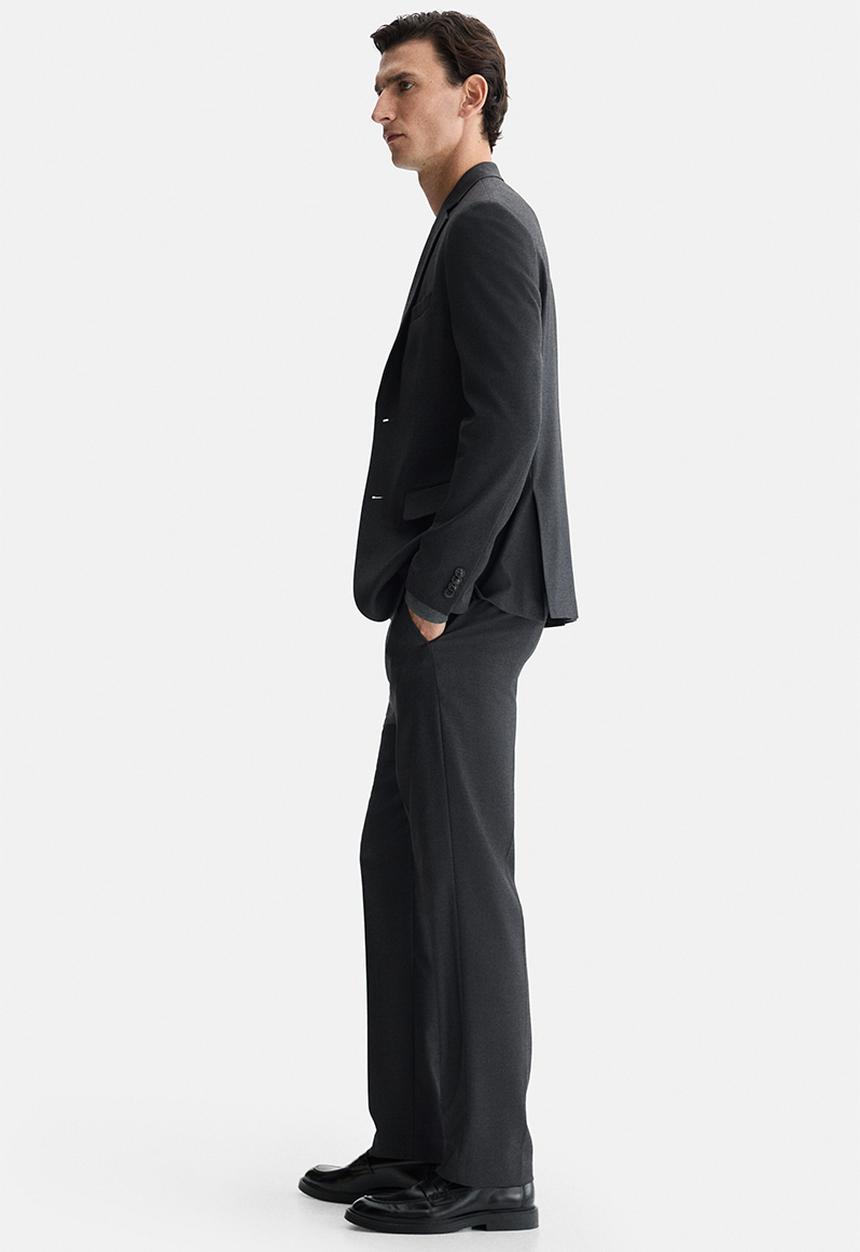 H&M - Regular fit suit trousers - dark grey
