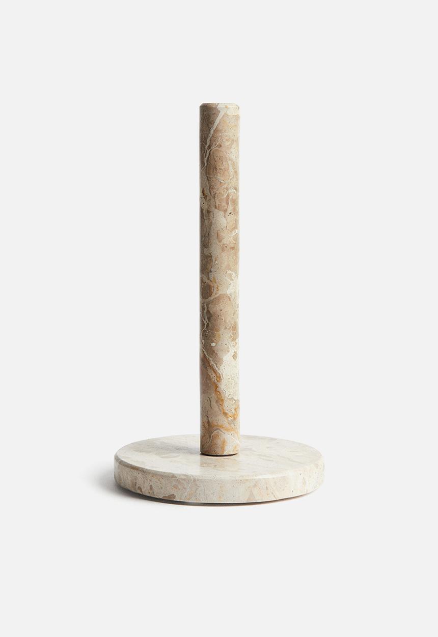 H&M - Marble paper towel holder - beige/marbled