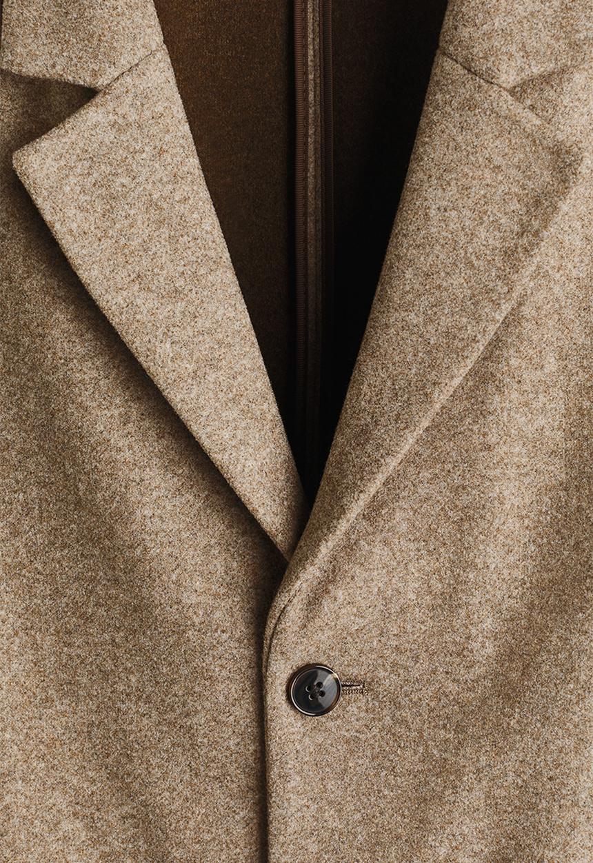 H&M - Single-breasted coat - beige