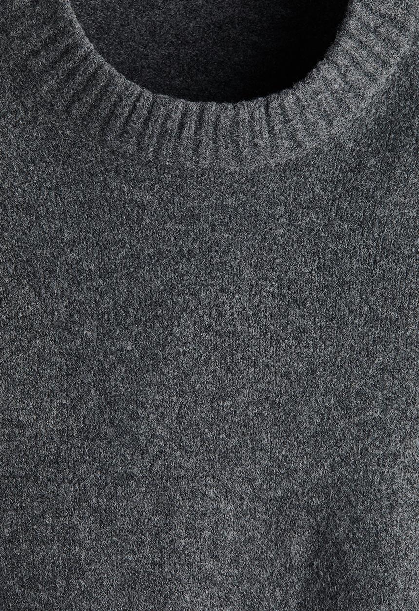 H&M - Regular fit brushed jumper - dark grey marl