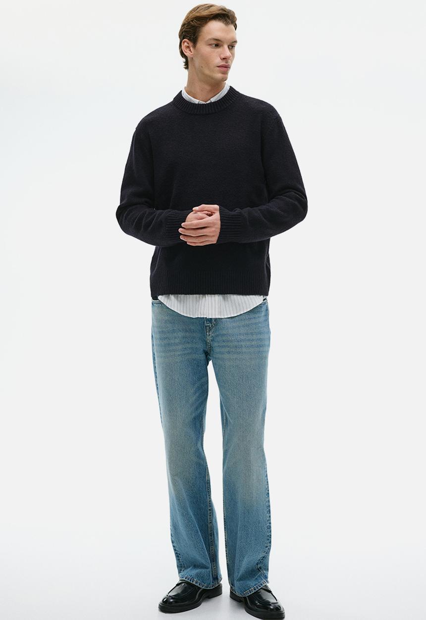 H&M - Regular fit brushed jumper - black
