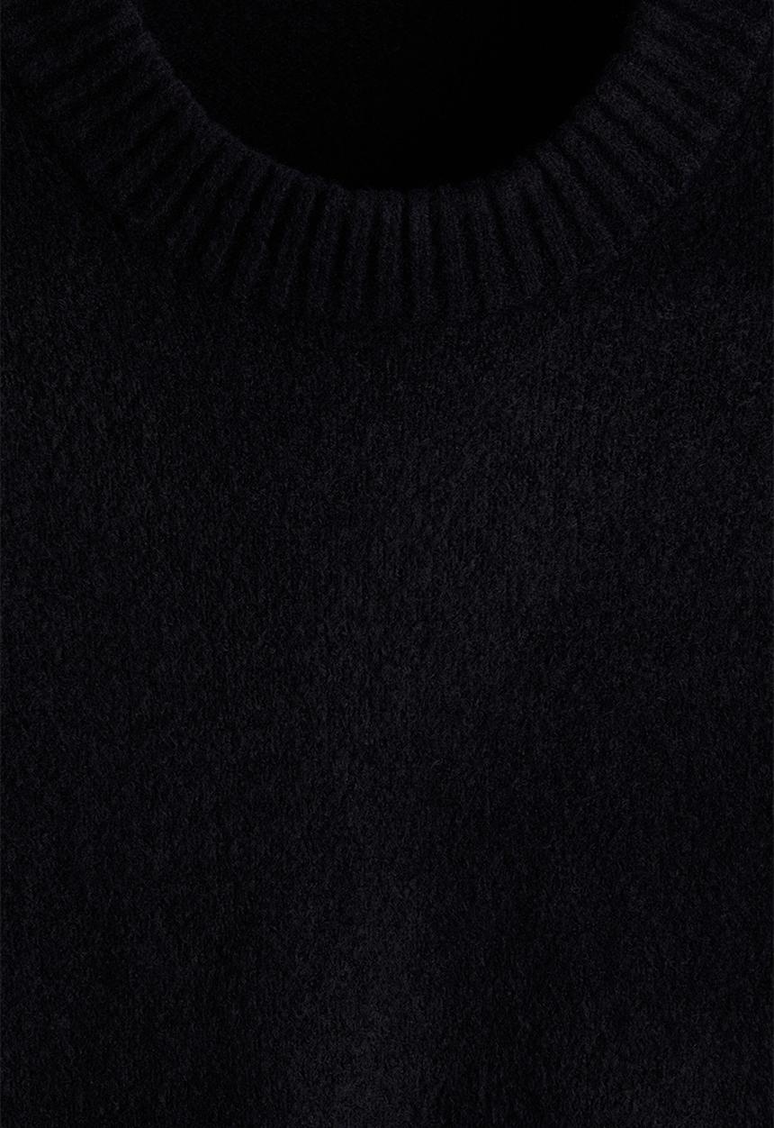 H&M - Regular fit brushed jumper - black