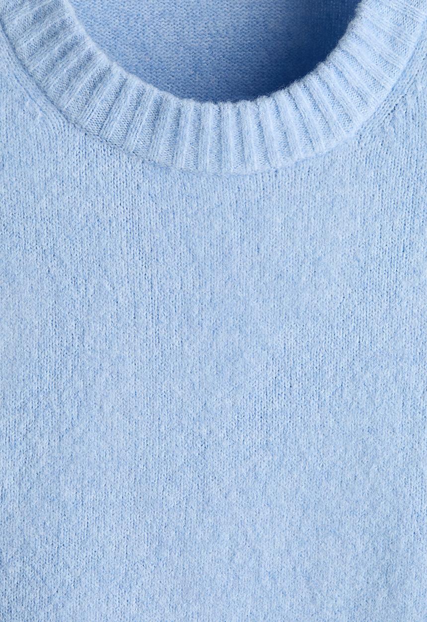 H&M - Regular fit brushed jumper - light blue