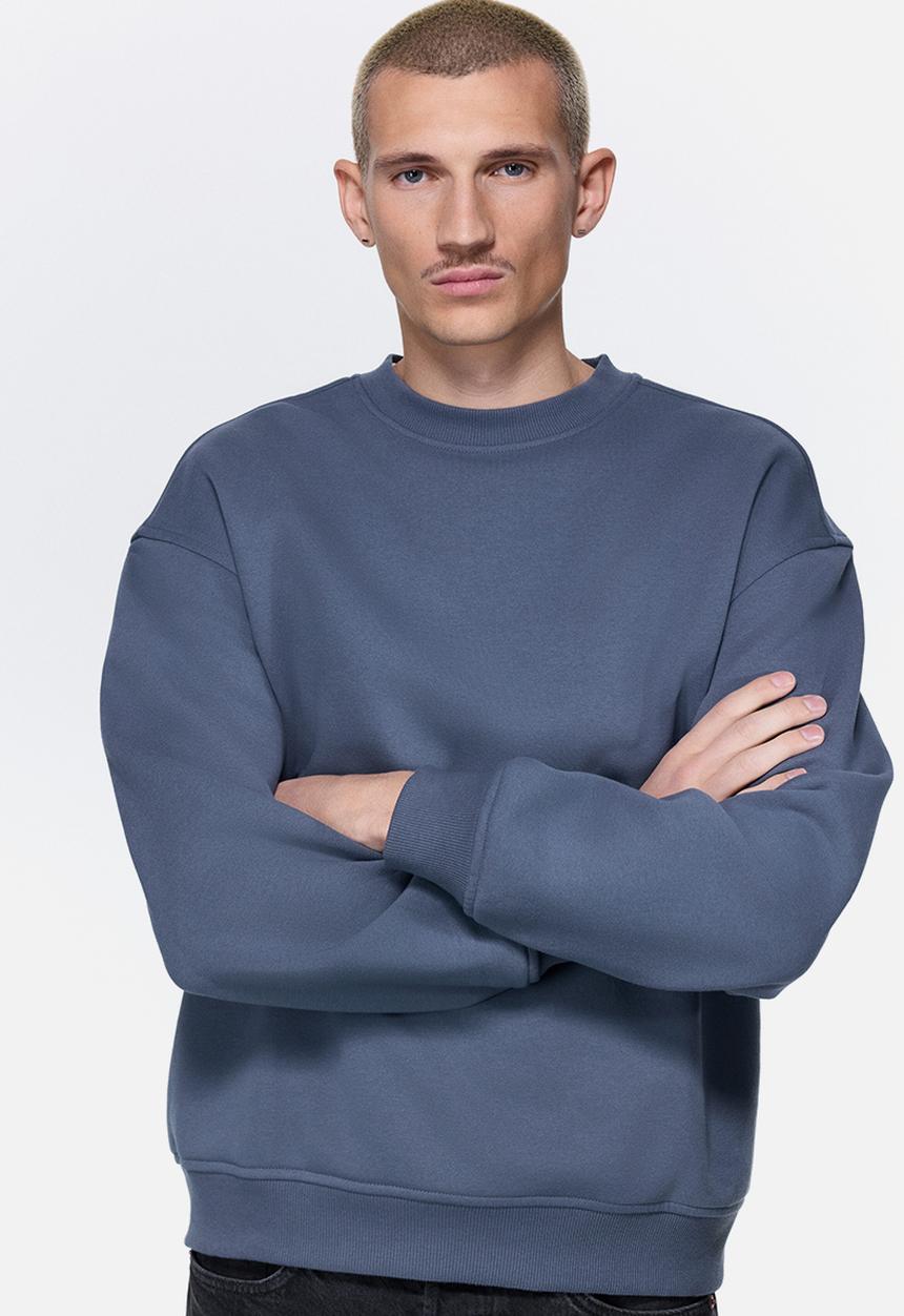 H&M - Loose fit sweatshirt - dusty blue