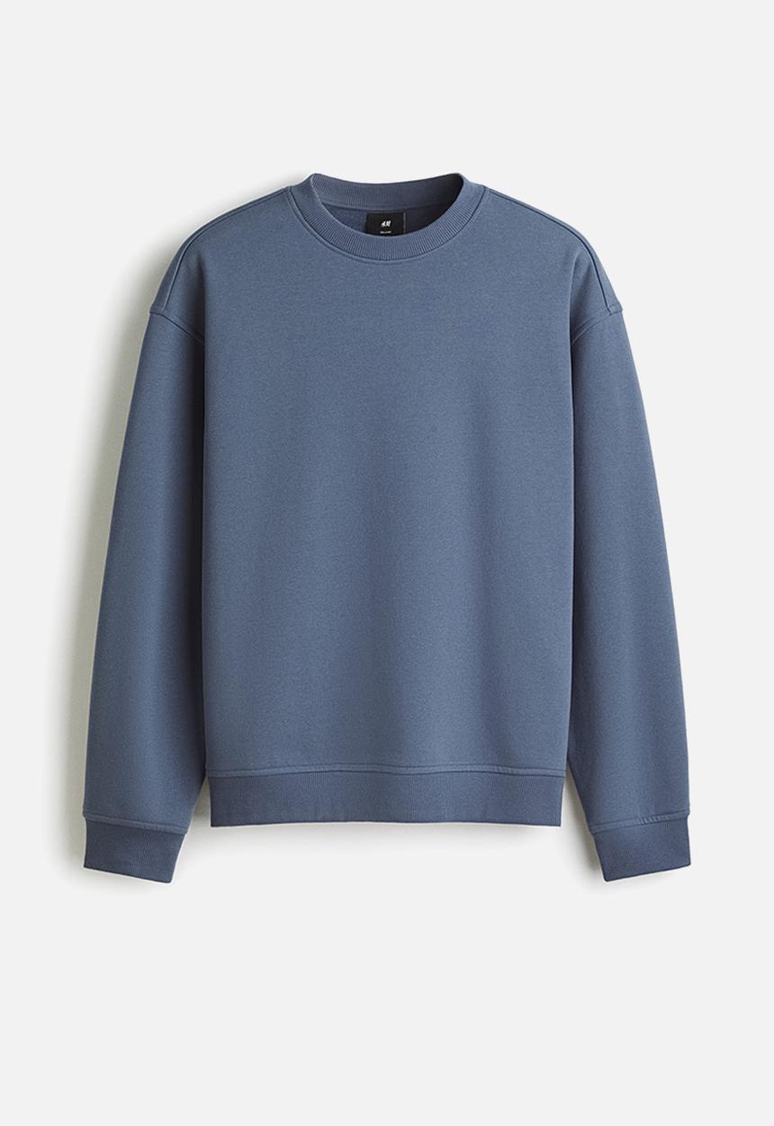 H&M - Loose fit sweatshirt - dusty blue