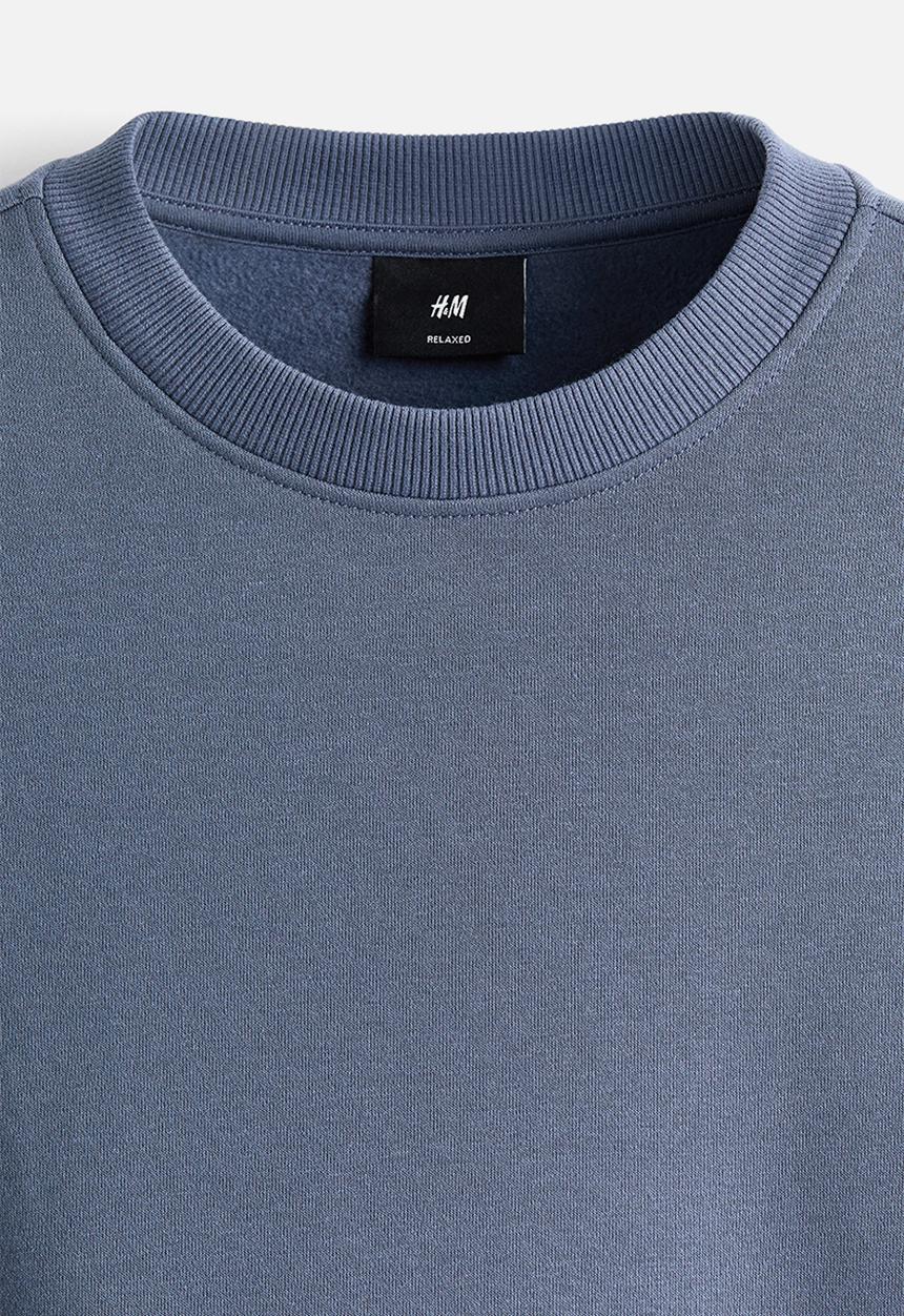 H&M - Loose fit sweatshirt - dusty blue