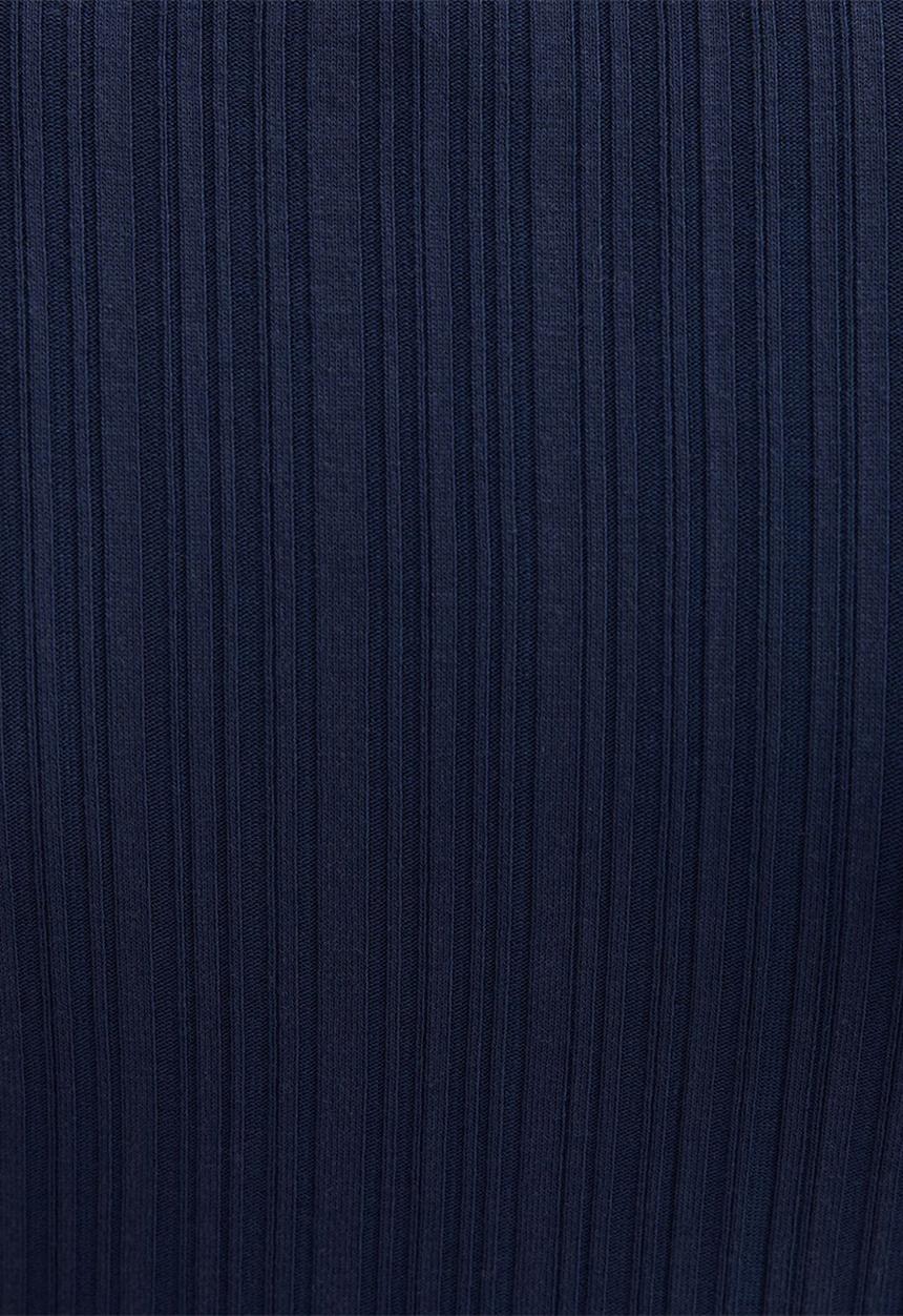 Forever New - Minka rib boat neck top in midnight blue