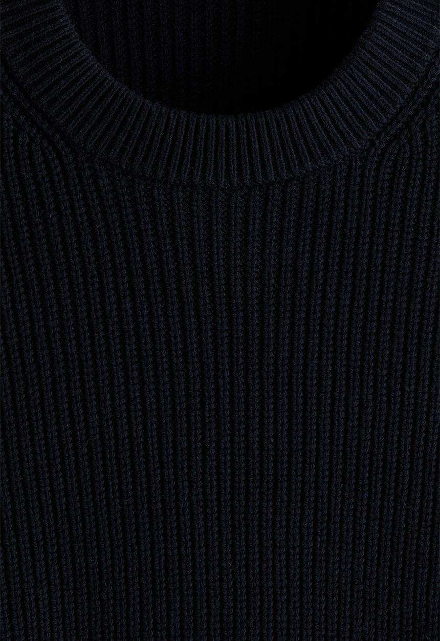 H&M - Relaxed fit knitted jumper - navy blue