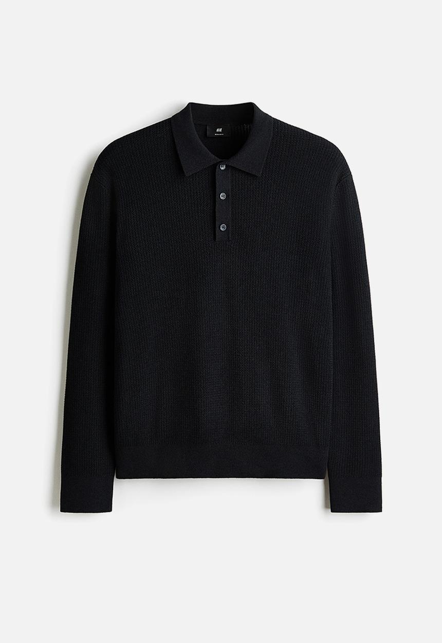 H&M - Regular fit polo shirt - dark blue
