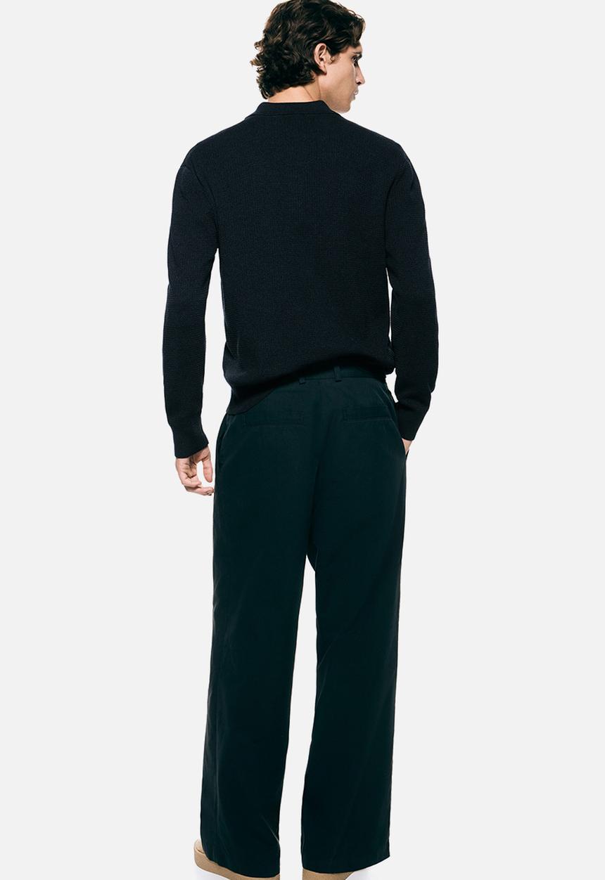 H&M - Regular fit polo shirt - dark blue