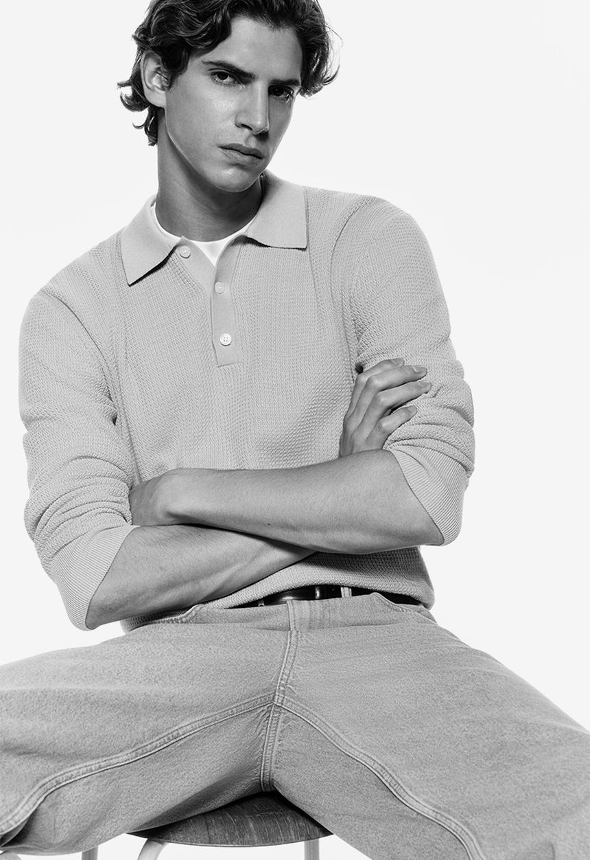 H&M - Regular fit polo shirt - beige