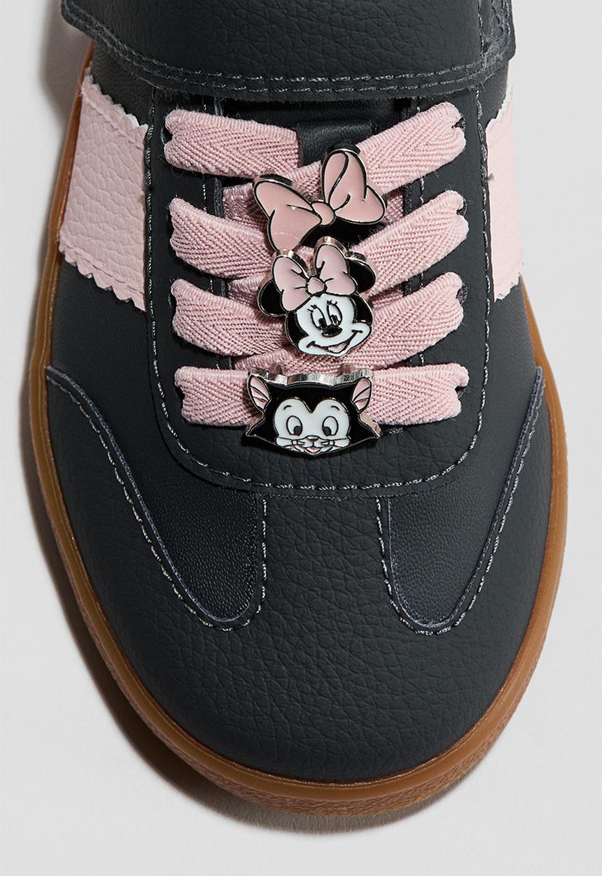 H&M - Motif-detail trainers - black/minnie mouse