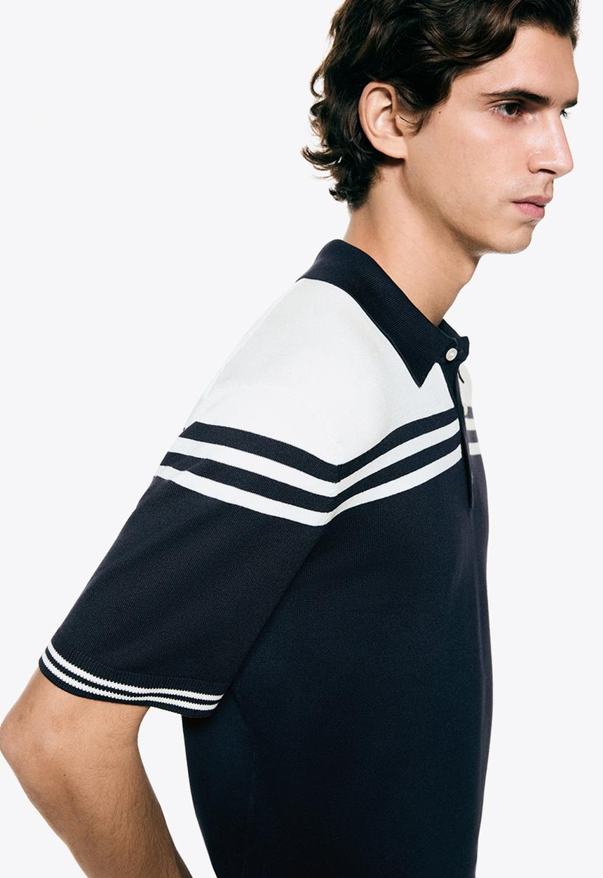 H&M - Regular fit polo shirt - dark blue