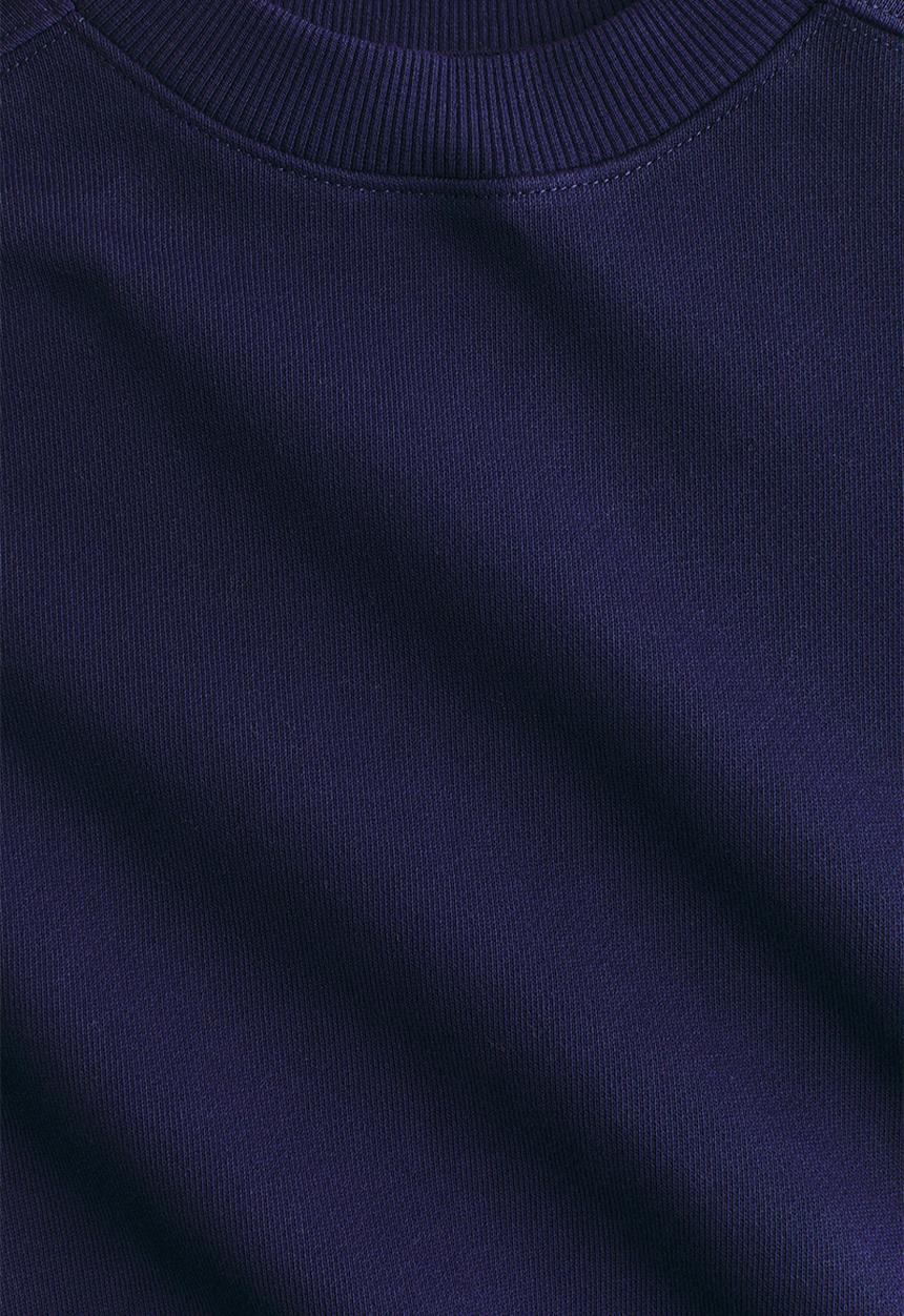 H&M - Motif-detail sweatshirt - dark blue