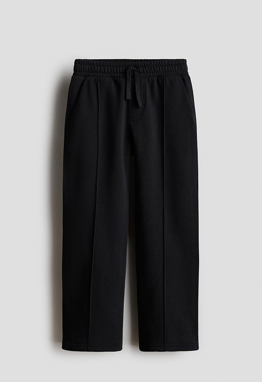 H&M - Straight sweatshirt joggers - black