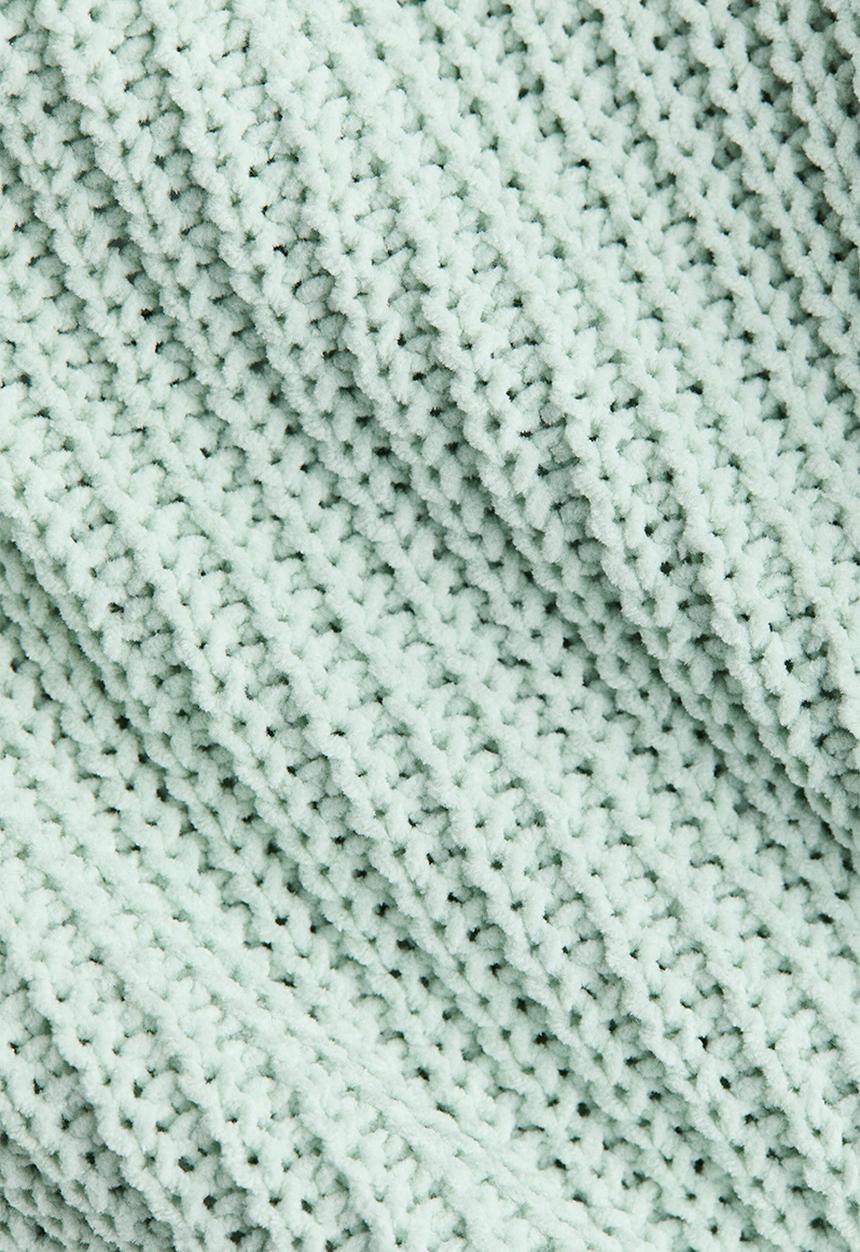 H&M - Chenille-knit jumper - light mint green