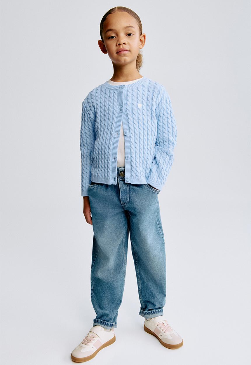 H&M - Cable-knit cardigan - blue