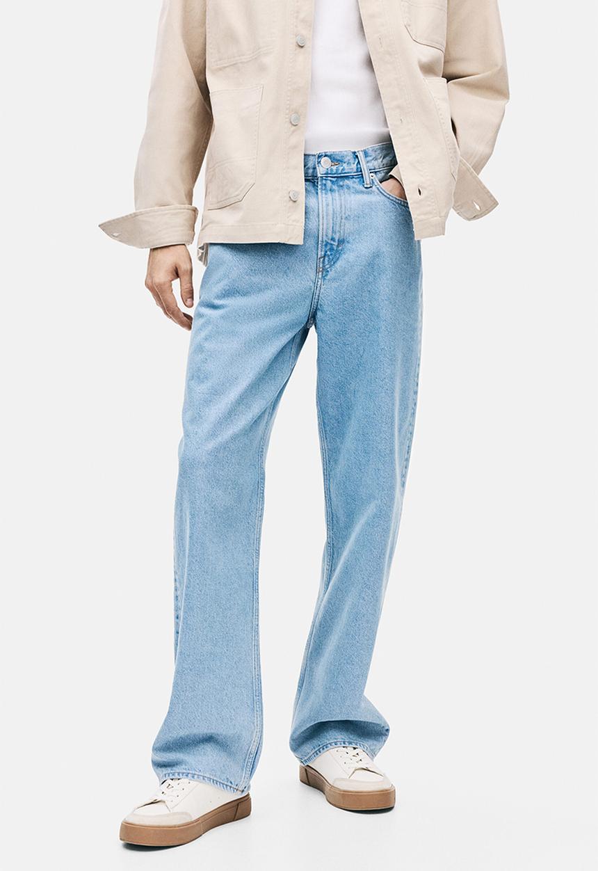 H&M - Relaxed jeans - light denim blue