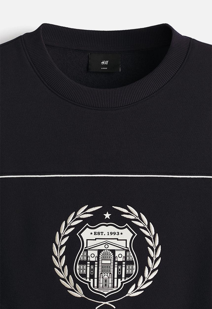 H&M - Loose fit sweatshirt - dark blue