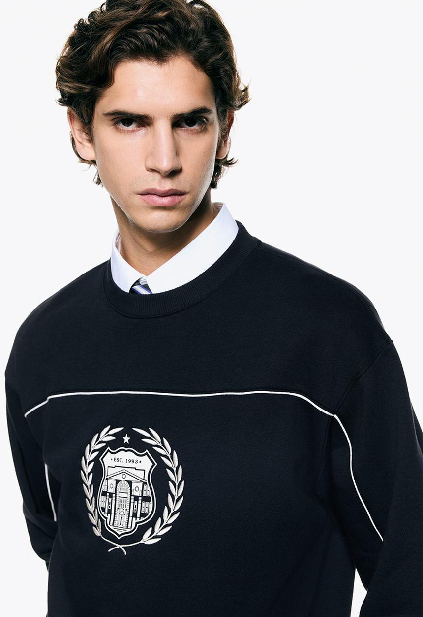 H&M - Loose fit sweatshirt - dark blue