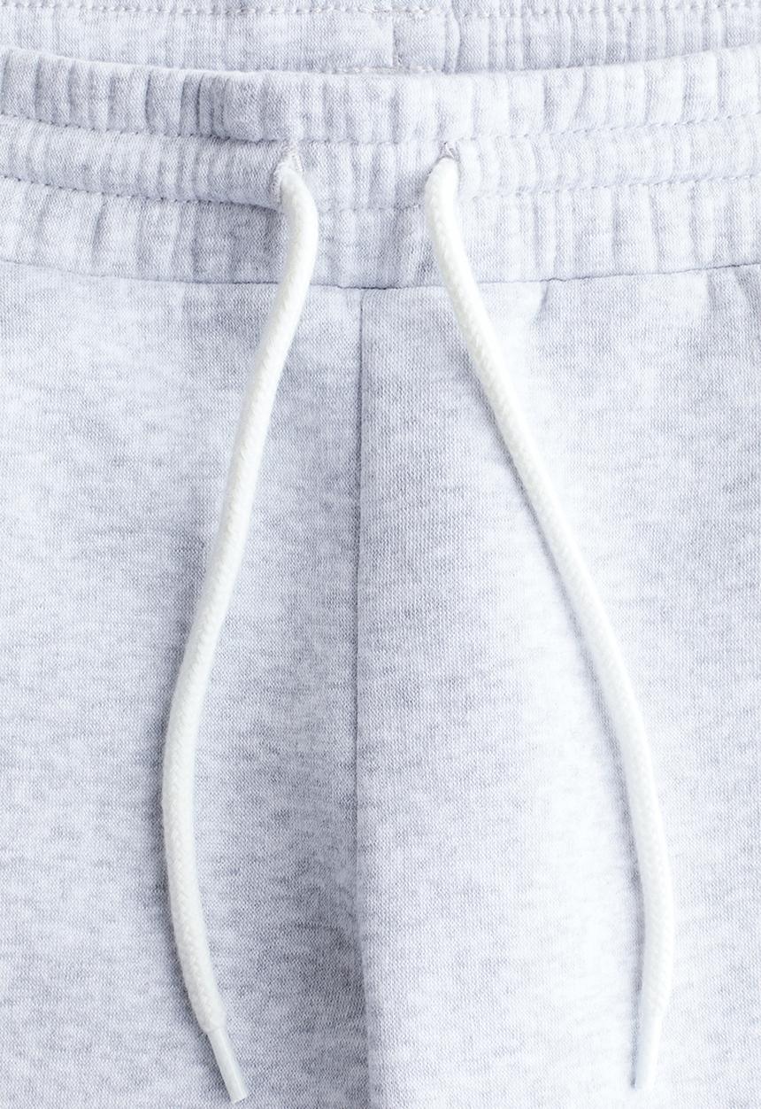 H&M - Brushed-inside joggers - light grey marl