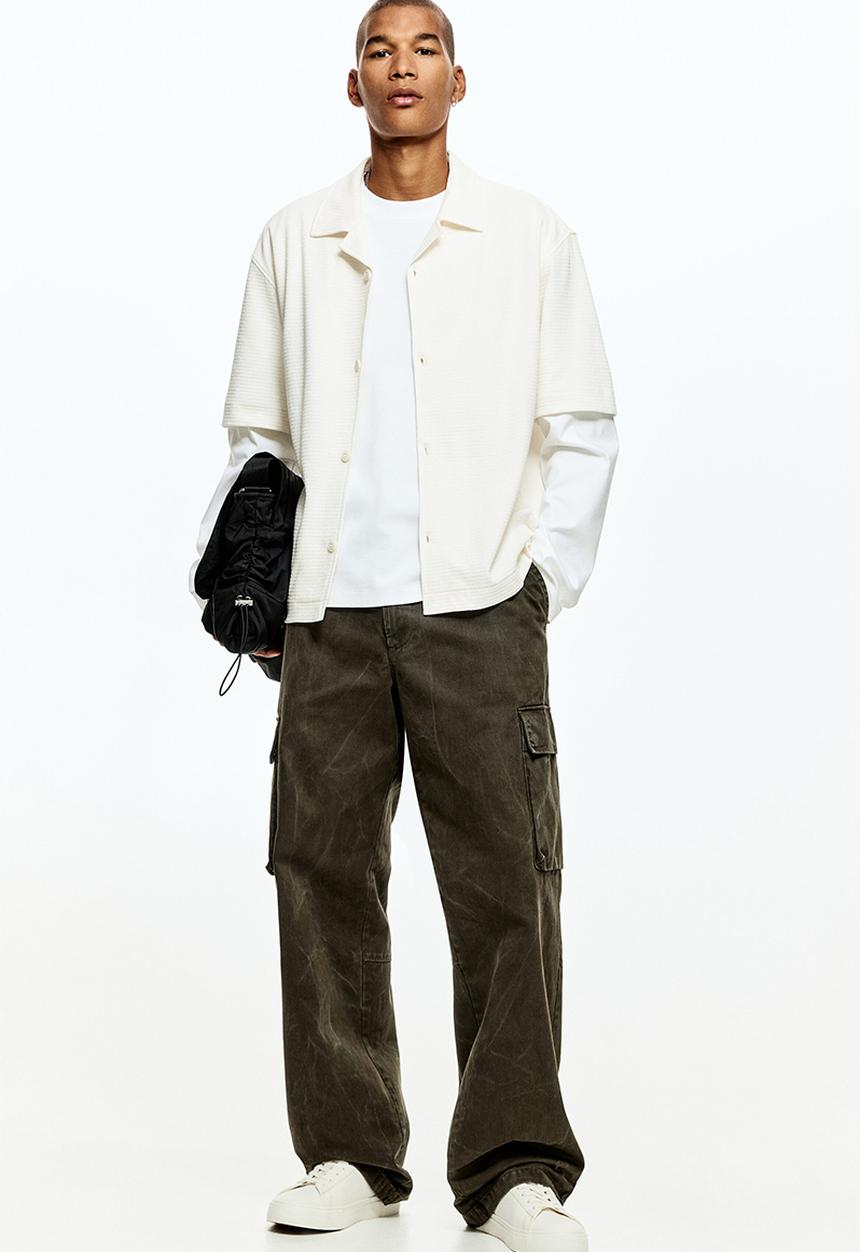 H&M - Loose fit shirt - white
