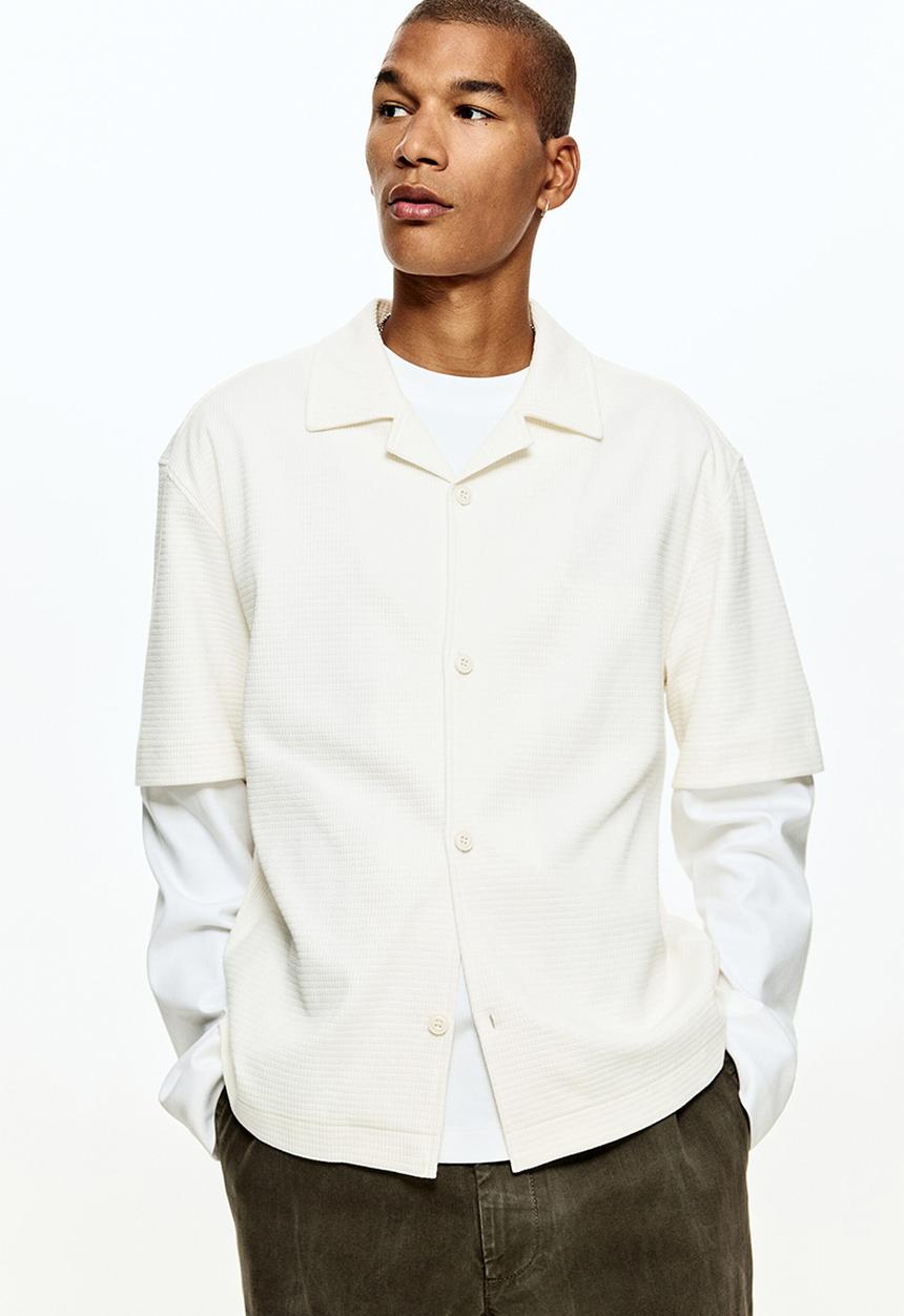 H&M - Loose fit shirt - white