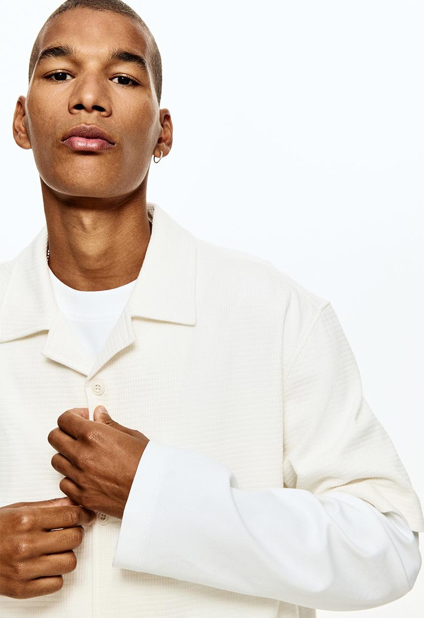 H&M - Loose fit shirt - white