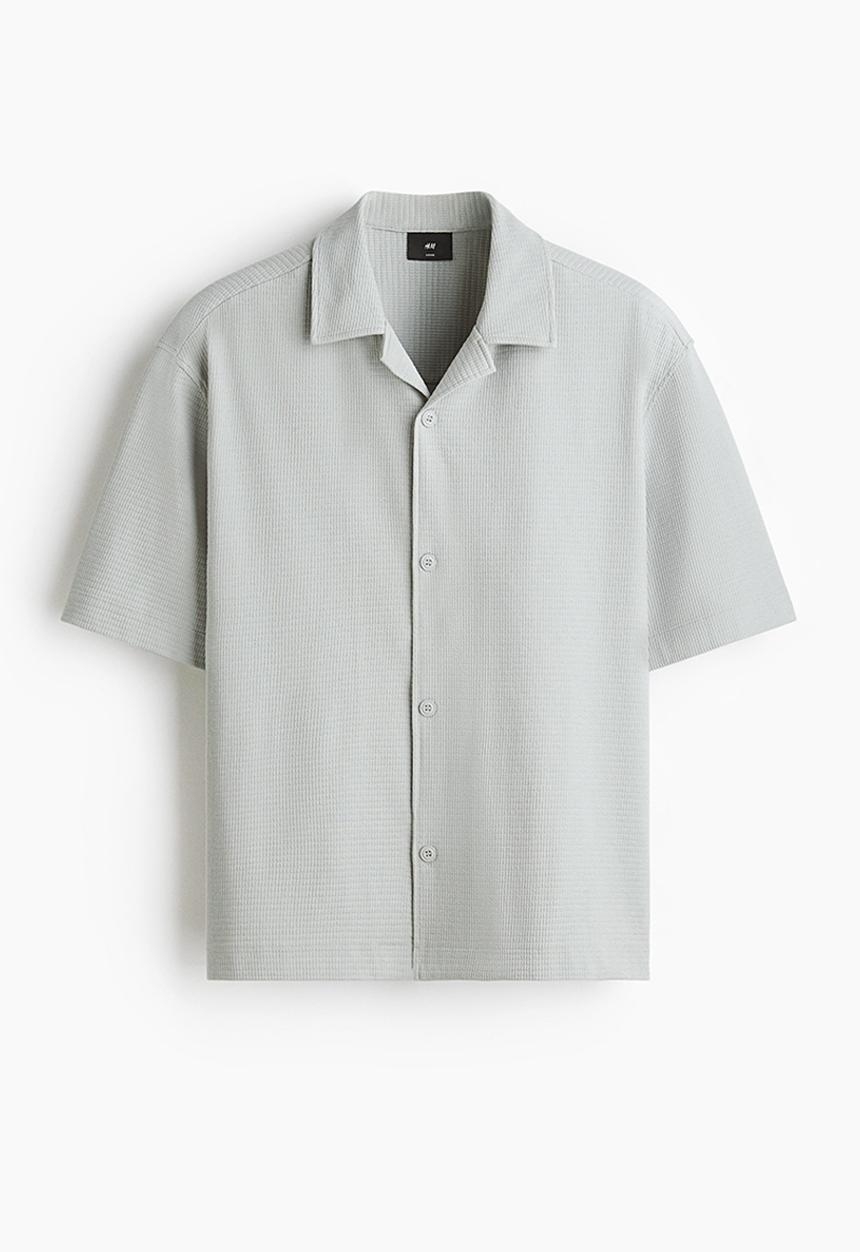 H&M - Loose fit shirt - light grey