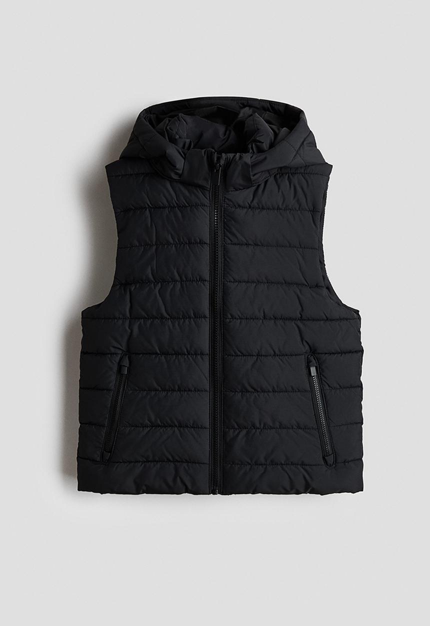 H&M - Puffer gilet - black