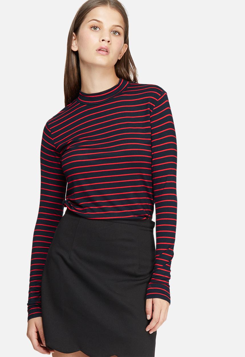 Jacqueline de Yong - Spirit stripe roll neck