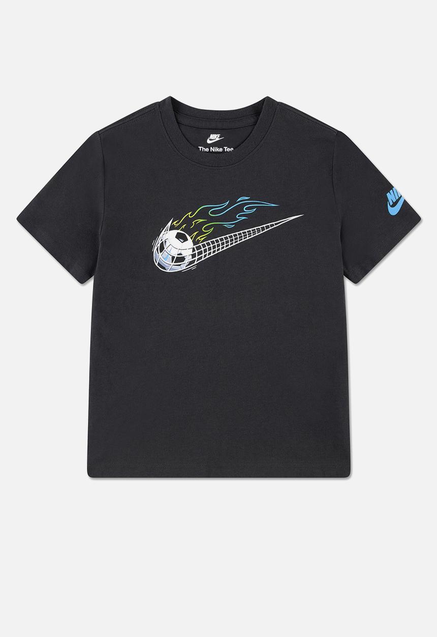 Nike - Nkb Soccer Swoosh Tee - Dk Smoke Grey