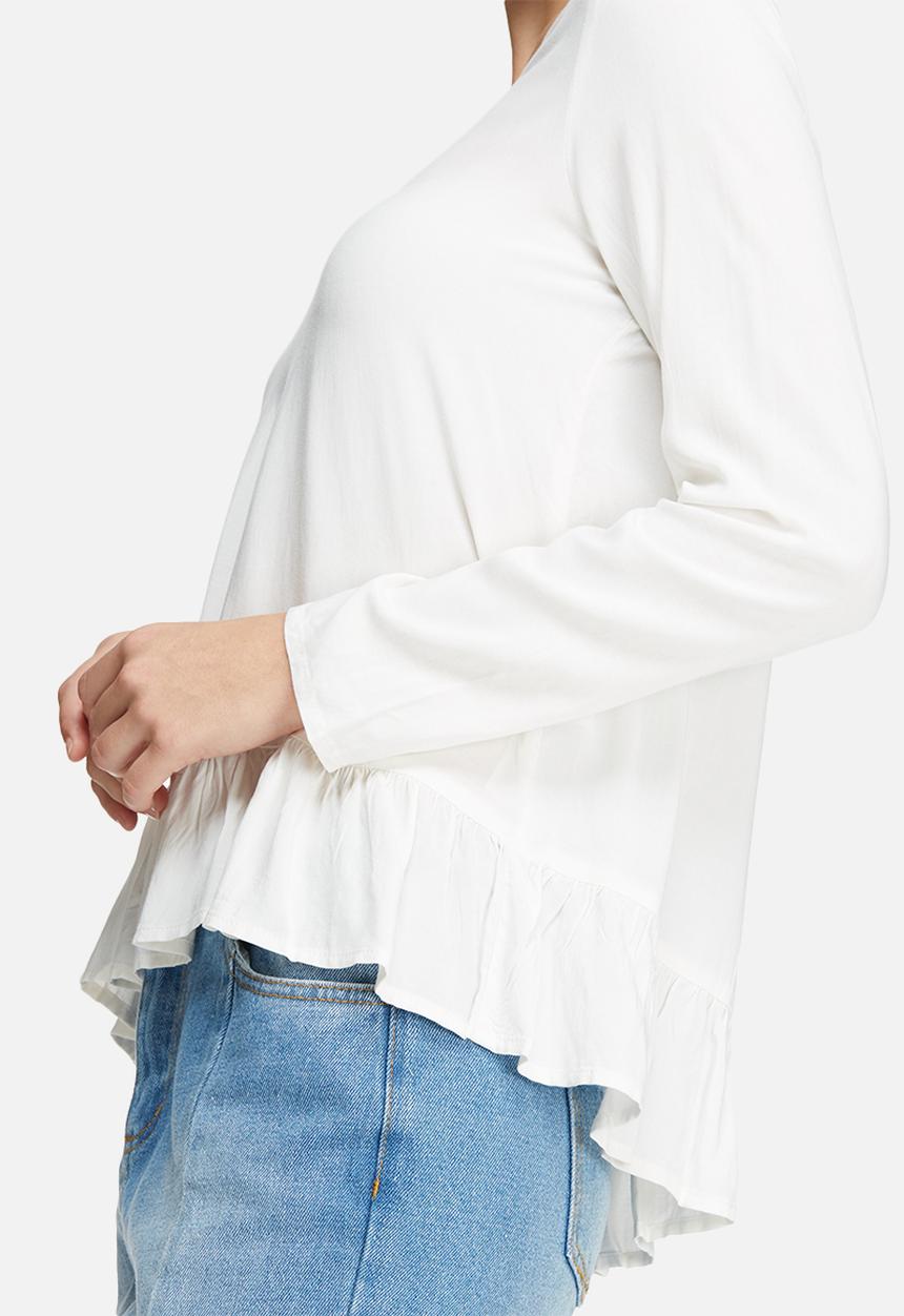 Jacqueline de Yong - Chandler frill blouse