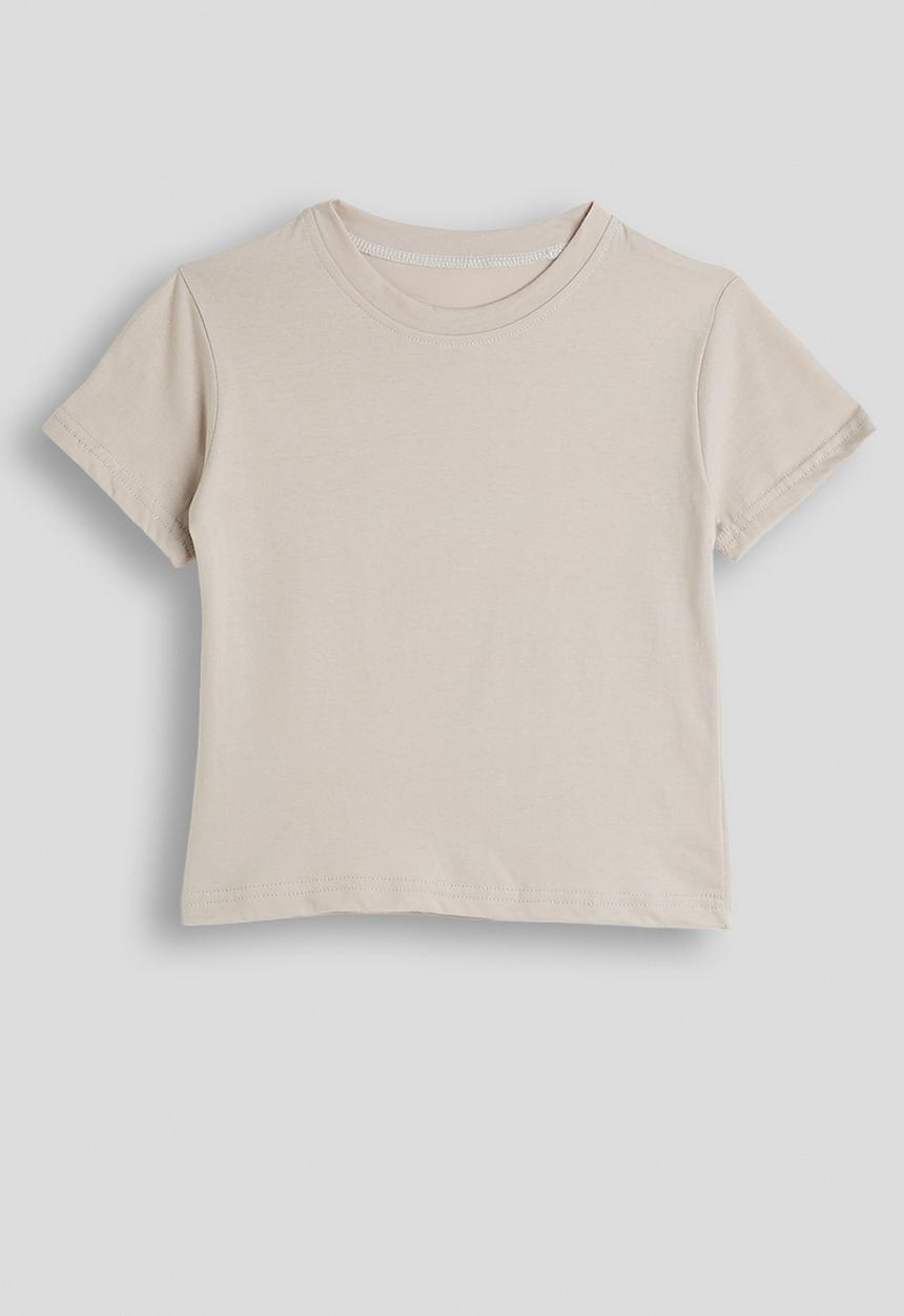 Pop Candy - Basic tee - stone
