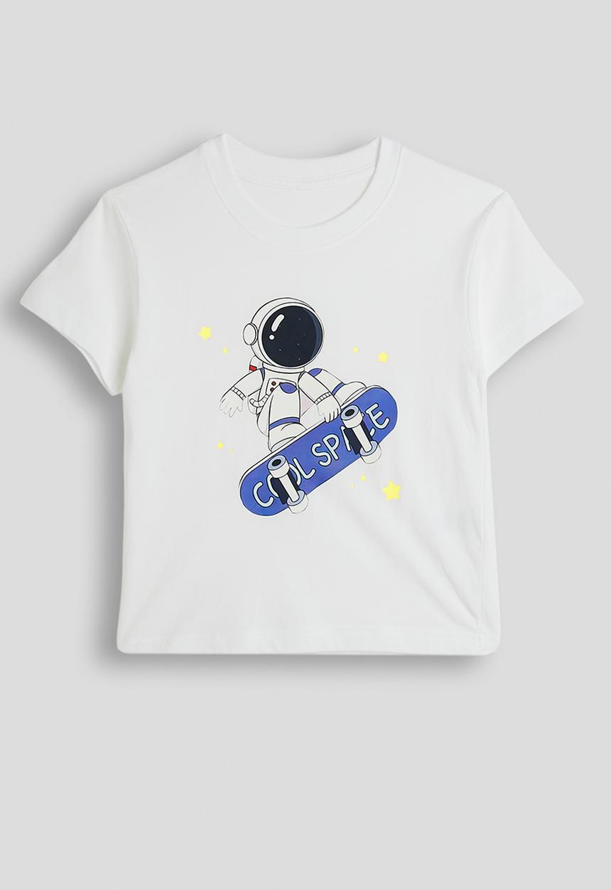 Pop Candy - Astro graphic tee - white