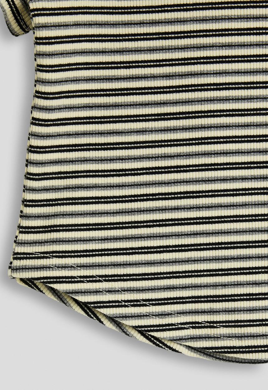 Pop Candy - Crew neck tee - black stripes