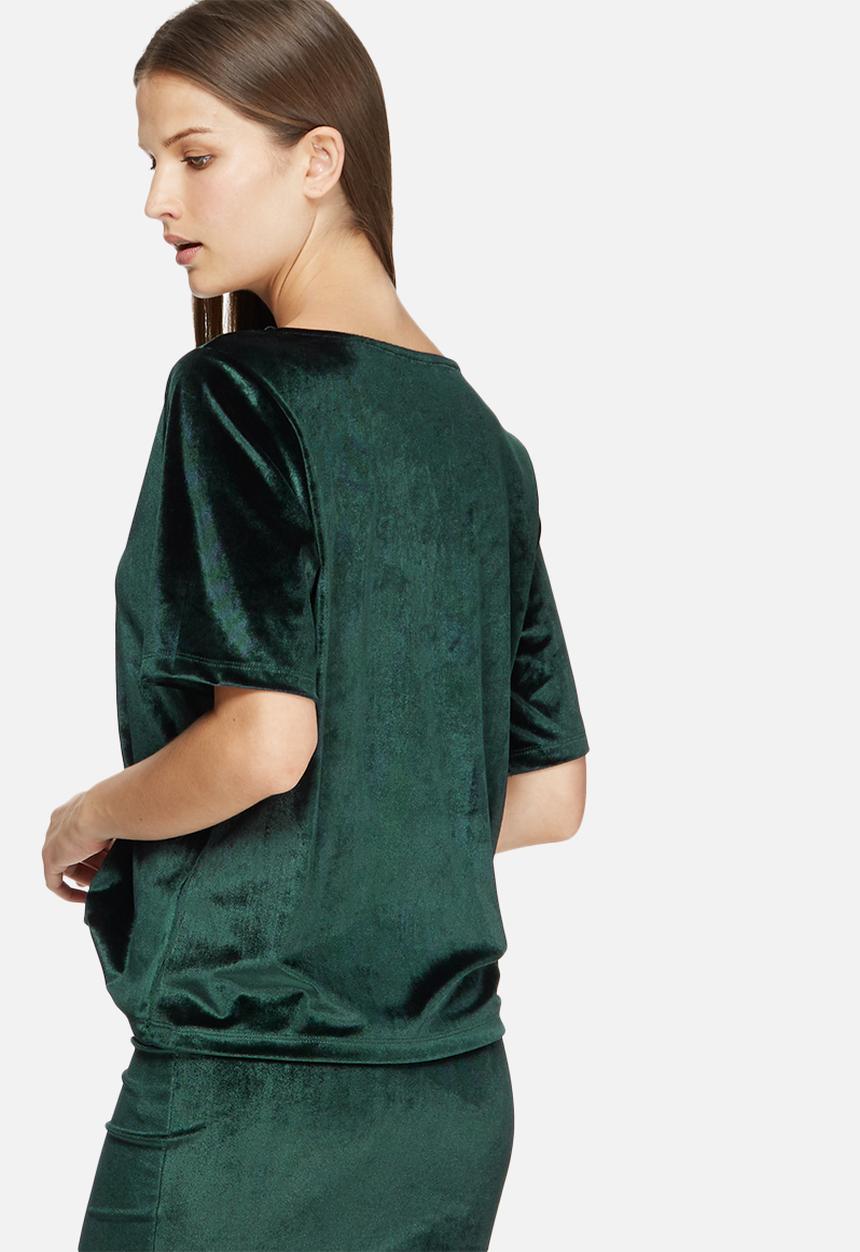 Jacqueline de Yong - Sherry velvet top