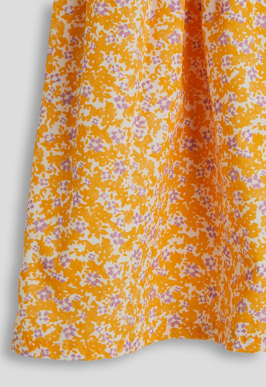 Pop Candy - Ditsy floral print dress - orange