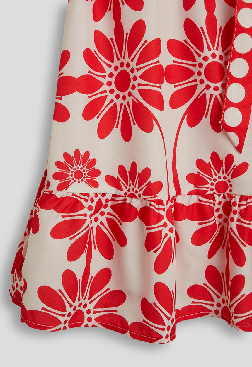 Pop Candy - Motif summer dress - red