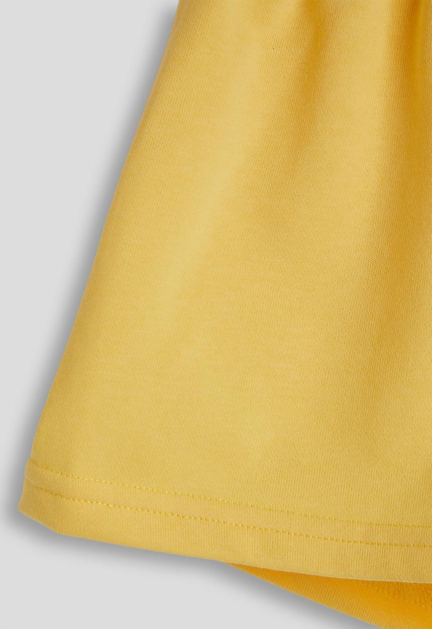 Pop Candy - Elaticated waist sweatshorts - sunny yellow